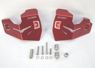 Picture of MyTech Aluminum Throttle Body Guards For V85, Red  MY-MTG415R