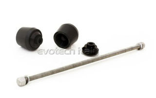 Picture of Evotech Italy Front Axle Sliders, Black - EVI-PRFA-1005DN
