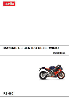 Picture of OEM Aprilia Manual de Servico RS660 -ESPANOL