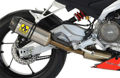 Picture of Arrow Racing Stainless Full System (No Cat) w/Ti Canister -  GI-71755MI-71929PK