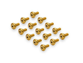 Picture of CNC Racing Anodized Aluminum Mid Fairing Bolt Kit, Gold - LO-KV463G