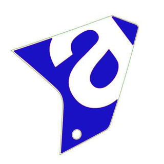 Picture of 2H004989	LH side fairing decal "a"