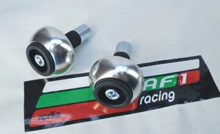 Picture of LSL 'Crash Ball' Bar Ends, Silver - SPG-Z136AL14SI Sold as a Pair