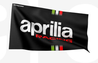 Picture of OEM Aprilia Flag 100% Polyester -607892M
