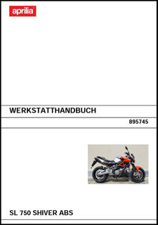 Picture of OEM Aprilia WERKSTATTHANDBUCH '11 Shiver 750 ABS -GER