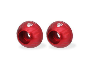 Picture of CNC Racing Billet Headlight/Muffler Support Finishing Washer PAIR, Red - LOKV905R