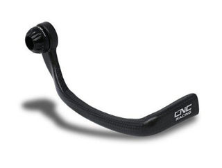 Picture of CNC Racing GLOSSY Carbon Longbow Brake Lever Protector Kit, Black - LO-PL150KB-PL119B