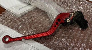 Picture of Pazzo V7 Long Clutch Lever, Red